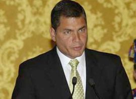 Adelante Presidente Correa, el pueblo esta con usted