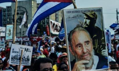 Raúl Castro presidió acto por aniversario 55 de Revolución cubana